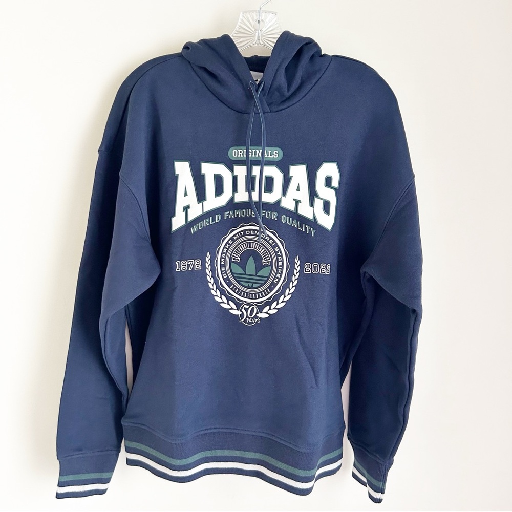 Adidas Originals Preppy Varsity Large Logo Hoodie